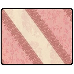 Background Pink Great Floral Design Double Sided Fleece Blanket (medium)  by Nexatart