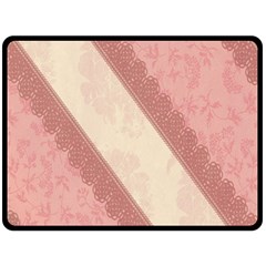 Background Pink Great Floral Design Double Sided Fleece Blanket (large)  by Nexatart