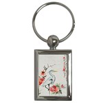 Background Scrapbook Paper Asian Key Chains (Rectangle)  Front