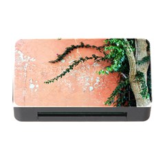 Background Stone Wall Pink Tree Memory Card Reader With Cf by Nexatart