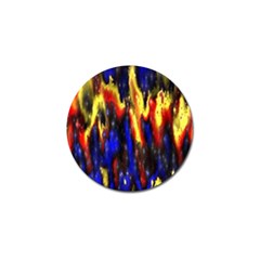 Banner Header Plasma Fractal Golf Ball Marker