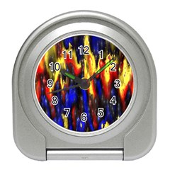 Banner Header Plasma Fractal Travel Alarm Clocks by Nexatart