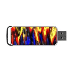 Banner Header Plasma Fractal Portable Usb Flash (one Side) by Nexatart