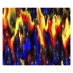 Banner Header Plasma Fractal Double Sided Flano Blanket (small)  by Nexatart