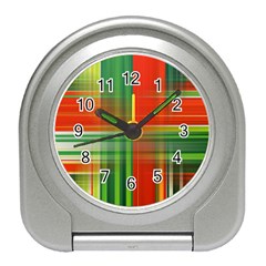 Background Texture Structure Green Travel Alarm Clocks by Nexatart