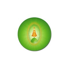 Beautiful Christmas Tree Design Golf Ball Marker