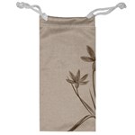 Background Vintage Drawing Sepia Jewelry Bag Front