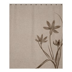 Background Vintage Drawing Sepia Shower Curtain 60  X 72  (medium) 