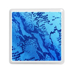 Background Tissu Fleur Bleu Memory Card Reader (square)  by Nexatart
