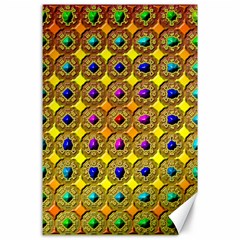 Background Tile Kaleidoscope Canvas 24  X 36 