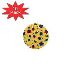 Bees Animal Pattern 1  Mini Magnet (10 Pack) 