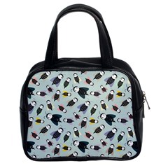 Bees Animal Pattern Classic Handbags (2 Sides) by Nexatart