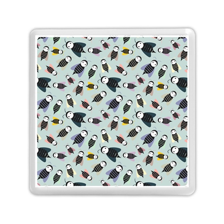 Bees Animal Pattern Memory Card Reader (Square) 