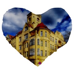 Berlin Friednau Germany Building Large 19  Premium Heart Shape Cushions by Nexatart