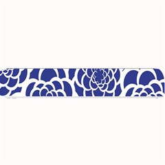 Blue And White Flower Background Small Bar Mats by Nexatart
