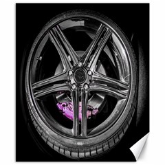 Bord Edge Wheel Tire Black Car Canvas 8  X 10  by Nexatart