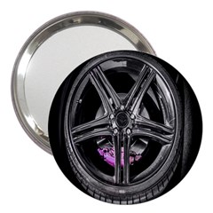 Bord Edge Wheel Tire Black Car 3  Handbag Mirrors by Nexatart