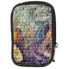 Brick Of Walls With Color Patterns Compact Camera Cases by Nexatart