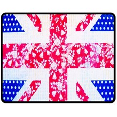 British Flag Abstract Fleece Blanket (medium) 