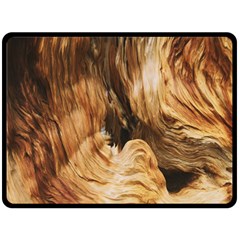 Brown Beige Abstract Painting Double Sided Fleece Blanket (large)  by Nexatart