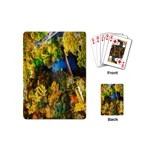 Bridge River Forest Trees Autumn Playing Cards (Mini)  Back