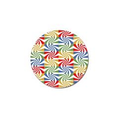 Candy Pattern  Golf Ball Marker by Nexatart