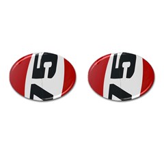 Car Auto Speed Vehicle Automobile Cufflinks (oval)