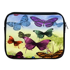 Butterfly Painting Art Graphic Apple Ipad 2/3/4 Zipper Cases