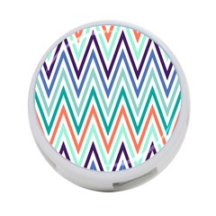 Chevrons Colourful Background 4-port Usb Hub (one Side) by Nexatart