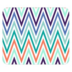 Chevrons Colourful Background Double Sided Flano Blanket (small)  by Nexatart