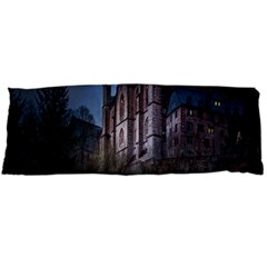 Castle Mystical Mood Moonlight Body Pillow Case (dakimakura) by Nexatart