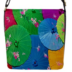 Chinese Umbrellas Screens Colorful Flap Messenger Bag (s) by Nexatart