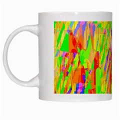 Cheerful Phantasmagoric Pattern White Mugs by Nexatart