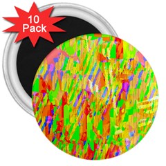 Cheerful Phantasmagoric Pattern 3  Magnets (10 Pack) 