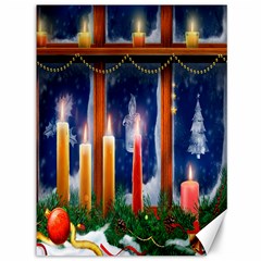 Christmas Lighting Candles Canvas 36  X 48  