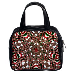 Christmas Kaleidoscope Classic Handbags (2 Sides) by Nexatart