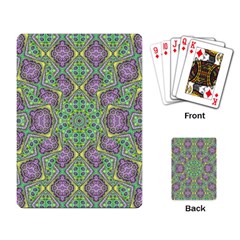 Modern Ornate Geometric Pattern Playing Card by dflcprints