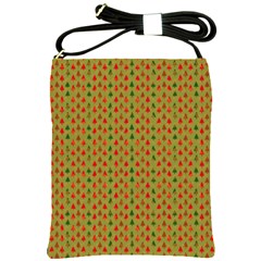 Christmas Trees Pattern Shoulder Sling Bags by Nexatart