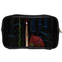 Christmas Xmas Bag Pattern Toiletries Bags