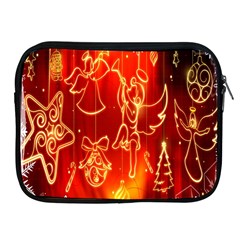 Christmas Widescreen Decoration Apple Ipad 2/3/4 Zipper Cases by Nexatart