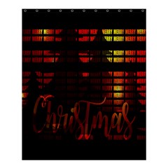 Christmas Advent Gloss Sparkle Shower Curtain 60  X 72  (medium) 