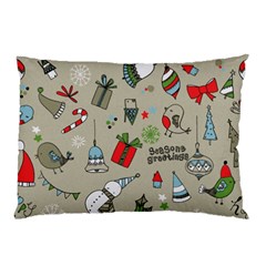 Christmas Xmas Pattern Pillow Case by Nexatart
