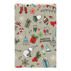 Christmas Xmas Pattern Shower Curtain 48  X 72  (small) 