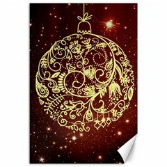 Christmas Bauble Canvas 24  X 36  by Nexatart