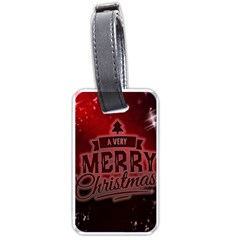 Christmas Contemplative Luggage Tags (one Side)  by Nexatart