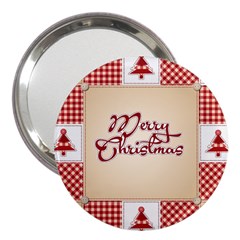 Christmas Xmas Patterns Pattern 3  Handbag Mirrors by Nexatart