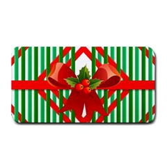 Christmas Gift Wrap Decoration Red Medium Bar Mats by Nexatart