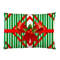 Christmas Gift Wrap Decoration Red Pillow Case (two Sides) by Nexatart