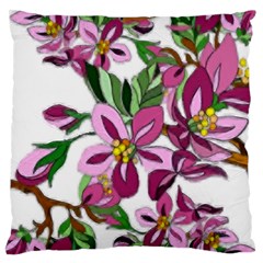 Lovely Flower Design  Standard Flano Cushion Case (two Sides) by GabriellaDavid