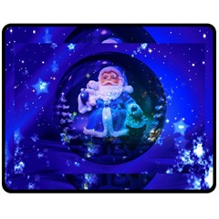 Christmas Nicholas Ball Double Sided Fleece Blanket (medium)  by Nexatart